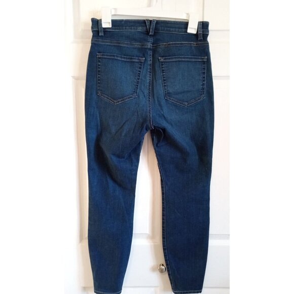 Duluth Trading dark high rise Short Denim Jeans - Picture 2 of 7